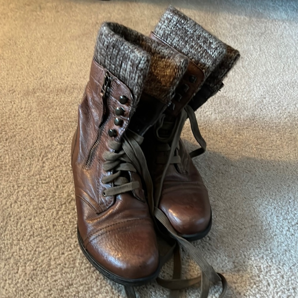 Steven Madden combat boots